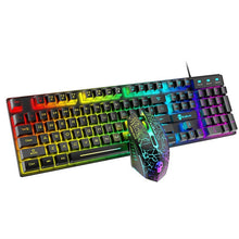 Load image into Gallery viewer, Kuiying T6RGB Luminous Keyboard And Mouse Set