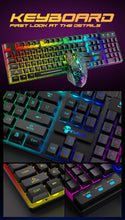 Load image into Gallery viewer, Kuiying T6RGB Luminous Keyboard And Mouse Set