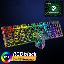 Load image into Gallery viewer, Kuiying T6RGB Luminous Keyboard And Mouse Set