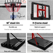 Load image into Gallery viewer, Everfit 3.05M Basketball Hoop Stand System Adjustable Height Portable Pro Blue