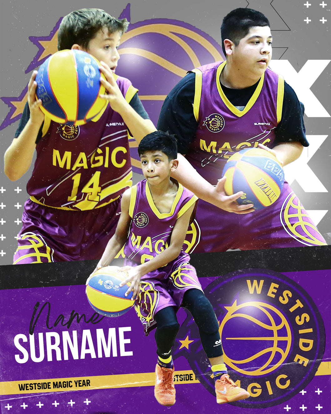 Westside Magic Basketball BIG TICKET Photo