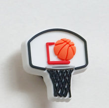 Load image into Gallery viewer, AAA Basketball Themed Jibbitz Croc Charms - Multiple Styles Available