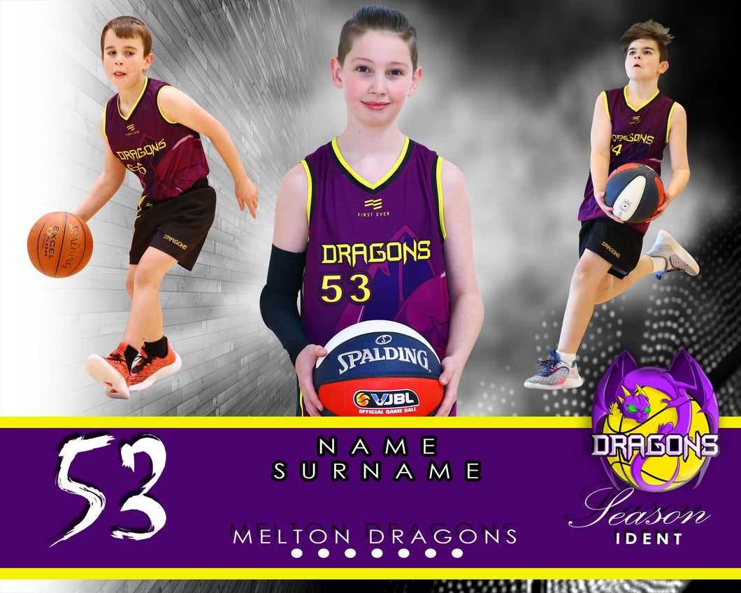 Melton Dragons Basketball ELEGANT Photo