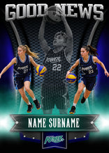 Load image into Gallery viewer, Good News Power Basketball A2 + A3 PLAYER FRAMES