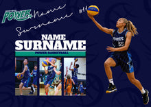 Load image into Gallery viewer, Good News Power Basketball A2 + A3 PLAYER FRAMES