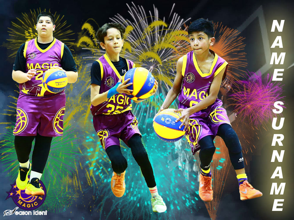 Westside Magic Basketball FIREWORK Photo