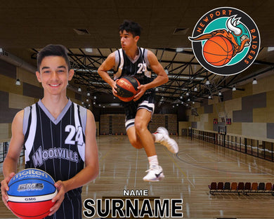 Newport Raiders Basketball A2 PLAYER FRAMES