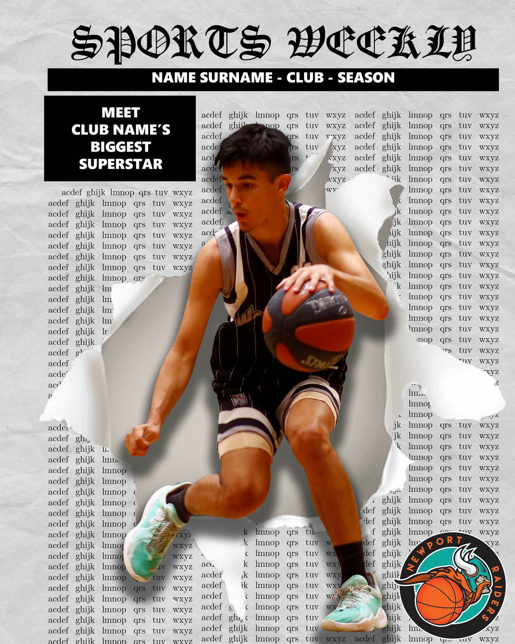 Newport Raiders Basketball HEADLINES Photo