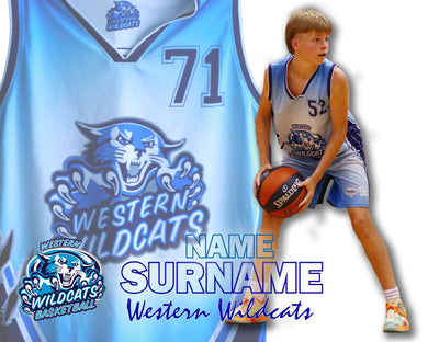 Western Wildcats Basketball IMPRINT Photo