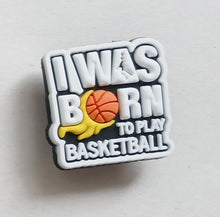 Load image into Gallery viewer, AAA Basketball Themed Jibbitz Croc Charms - Multiple Styles Available