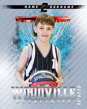 Load image into Gallery viewer, Woodville Basketball INDIVIDUAL and SIBLING Photo