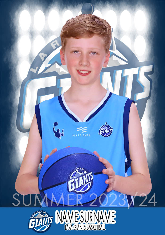 Lara Giants Basketball INDIVIDUAL and SIBLING Photo