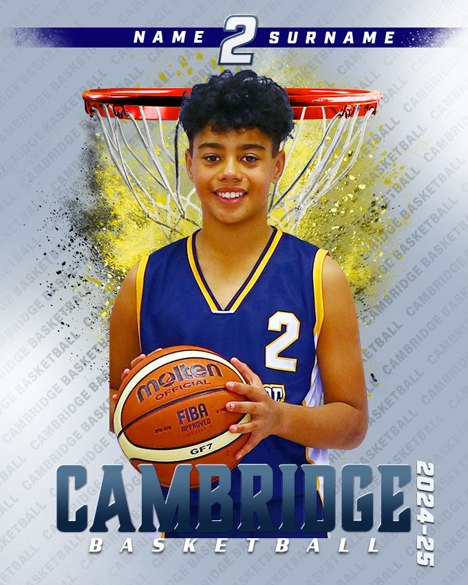 Cambridge Basketball INDIVIDUAL and SIBLING Photo