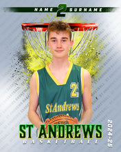 Load image into Gallery viewer, St Andrews Basketball INDIVIDUAL and SIBLING Photo