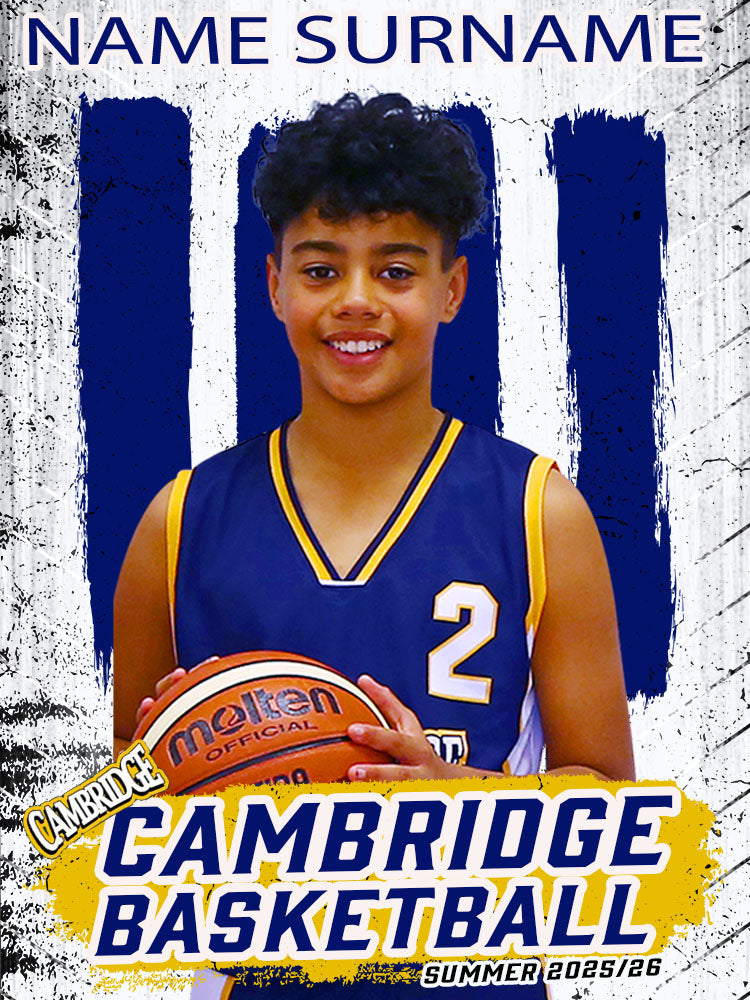 Cambridge Basketball INDIVIDUAL and SIBLING Photo