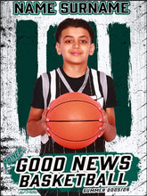 Load image into Gallery viewer, Good News Power Basketball INDIVIDUAL &amp; SIBLING Photo