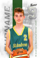 Load image into Gallery viewer, St Andrews Basketball INDIVIDUAL and SIBLING Photo