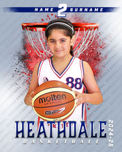 Load image into Gallery viewer, Heathdale Basketball INDIVIDUAL and SIBLING Photo