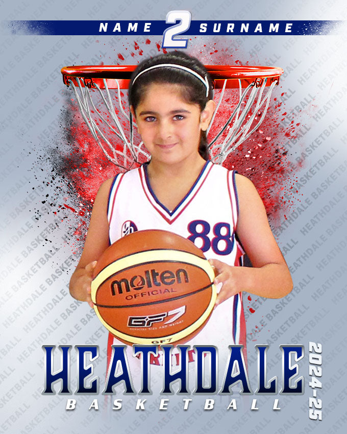 Heathdale Basketball INDIVIDUAL and SIBLING Photo