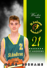 Load image into Gallery viewer, St Andrews Basketball INDIVIDUAL and SIBLING Photo