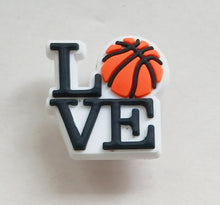 Load image into Gallery viewer, AAA Basketball Themed Jibbitz Croc Charms - Multiple Styles Available