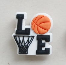 Load image into Gallery viewer, AAA Basketball Themed Jibbitz Croc Charms - Multiple Styles Available