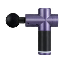 Load image into Gallery viewer, Everfit 30 Speed Massage Gun 4 Heads Vibration Muscle Massager Chargeable Purple