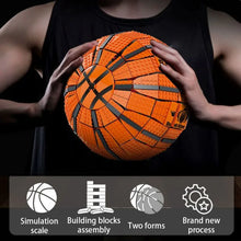 Load image into Gallery viewer, 1:1 Basketball Building Block Model DIY Basketball Assembly Kit 3D NBA Model