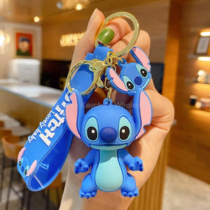 Cute Disney Keychains Mickey Mouse Minnie Lilo & Stitch