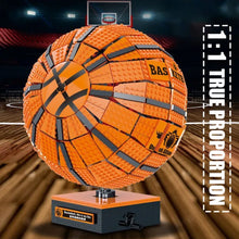 Load image into Gallery viewer, 1:1 Basketball Building Block Model DIY Basketball Assembly Kit 3D NBA Model