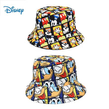 Load image into Gallery viewer, Disney Donald Duck Mickey Mouse Cotton Print Fisherman Hat Basin Hat