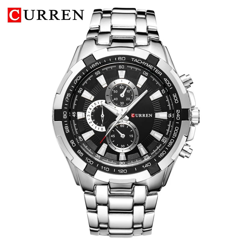 CURREN 8023 Quartz Watch Men Waterproof Sport Military Watches