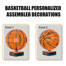 Load image into Gallery viewer, 1:1 Basketball Building Block Model DIY Basketball Assembly Kit 3D NBA Model