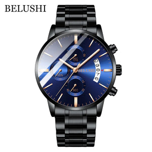 Men's Watch Luxury Brand BELUSHI High-End Business Casual Waterproof Watch