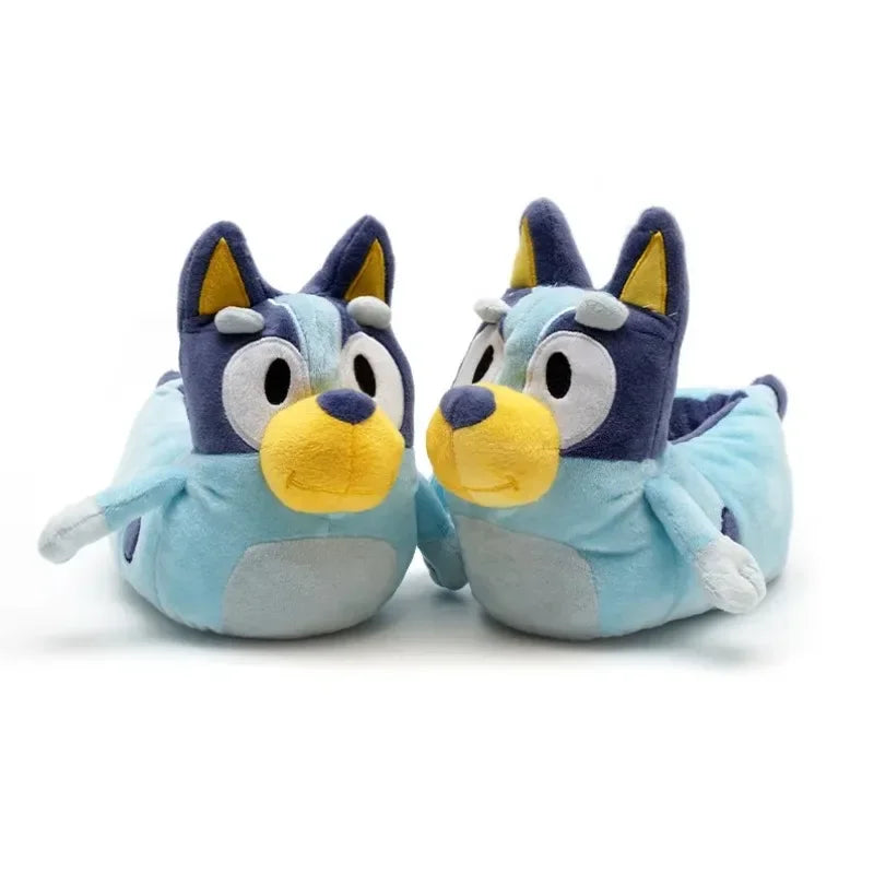 Bluey Cartoon Cotton Slippers For Winter Warmth