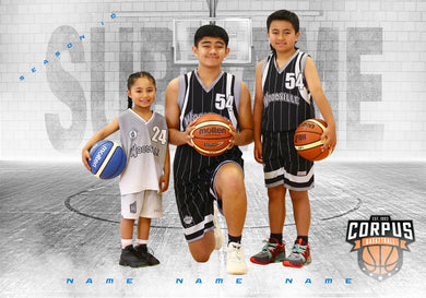 Corpus Christi Basketball INDIVIDUAL and SIBLING Photo