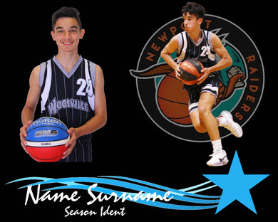 Newport Raiders Basketball STAR PORTRAIT Photo