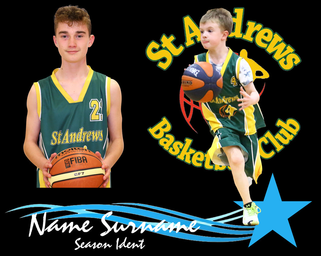 St Andrews Basketball STAR PORTRAIT Photo