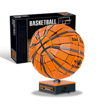 Load image into Gallery viewer, 1:1 Basketball Building Block Model DIY Basketball Assembly Kit 3D NBA Model