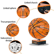 Load image into Gallery viewer, 1:1 Basketball Building Block Model DIY Basketball Assembly Kit 3D NBA Model