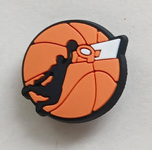 Load image into Gallery viewer, AAA Basketball Themed Jibbitz Croc Charms - Multiple Styles Available