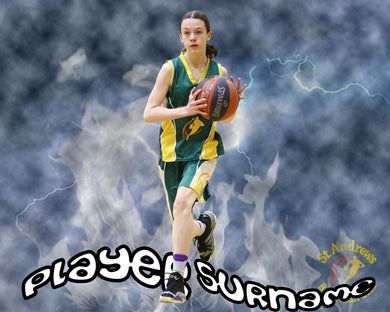 St Andrews Basketball Smoke Photo