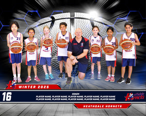 Heathdale Basketball Team Photo DIGITAL