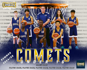 Cambridge Basketball Team Photo DIGITAL