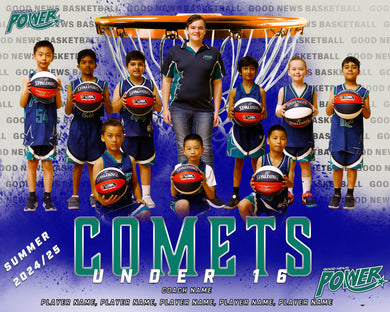 Good News Power Basketball Team Photo DIGITAL