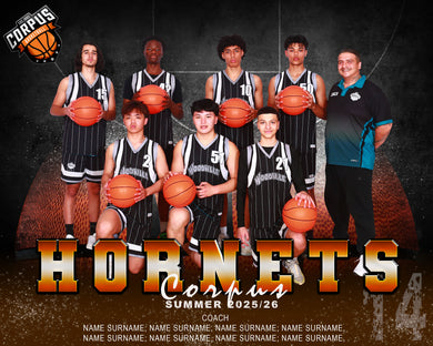 Corpus Christi Basketball Team Photo DIGITAL