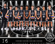 Load image into Gallery viewer, Melbourne Mavericks Basketball Digital Team Photo