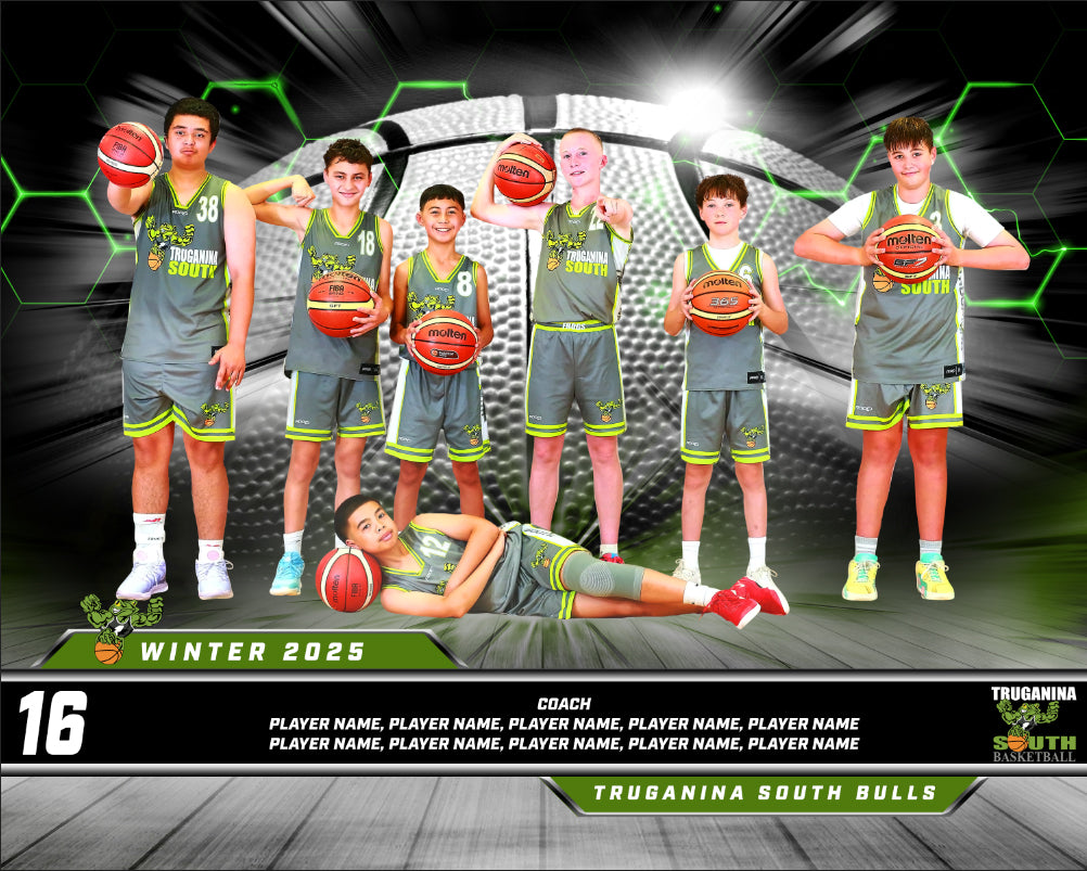 Truganina South Basketball Team Photo - PRINT