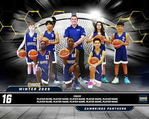 Cambridge Basketball Team Photo DIGITAL