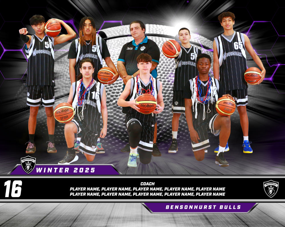 Bensonhurst Basketball Team Photo DIGITAL